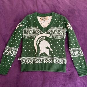 Tipsy Elves - Michigan State "ugly sweater". Size XS